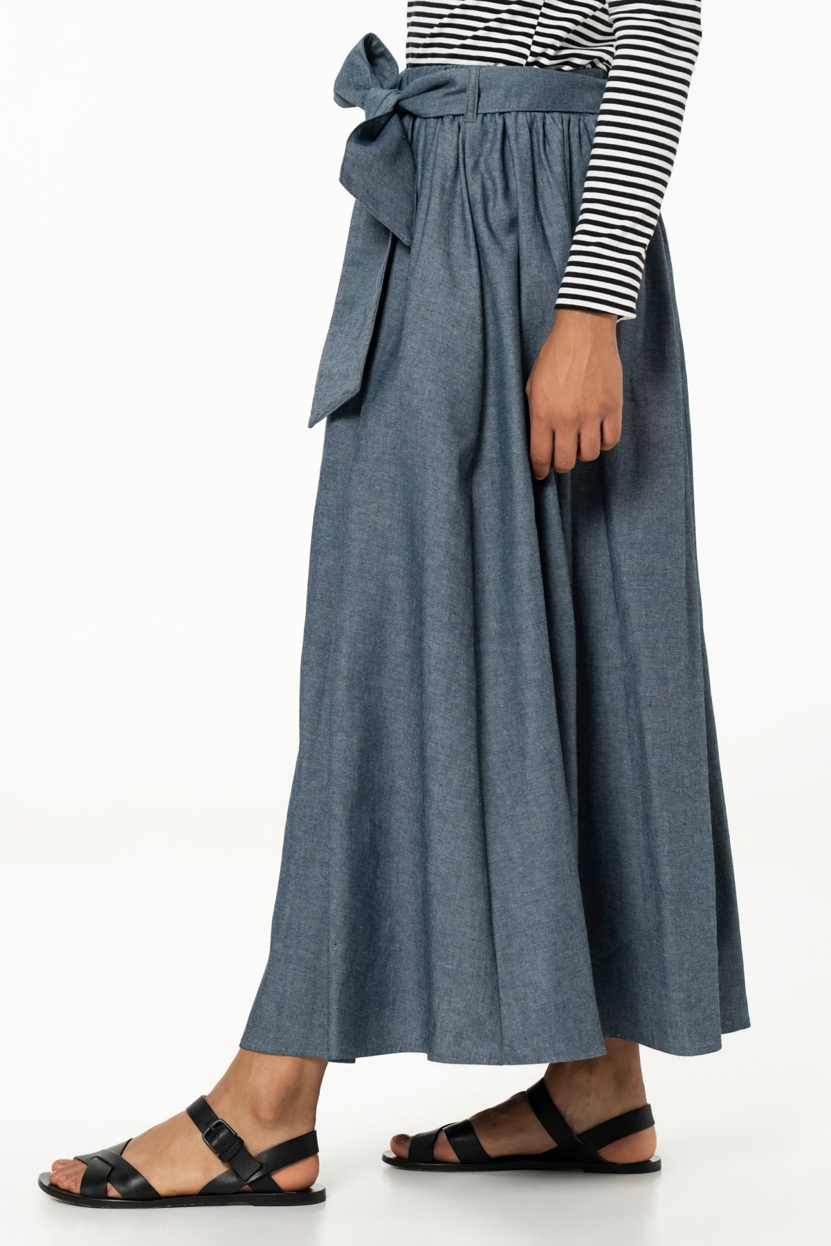 MAYA SKIRT - COTTON CHAMBRAY