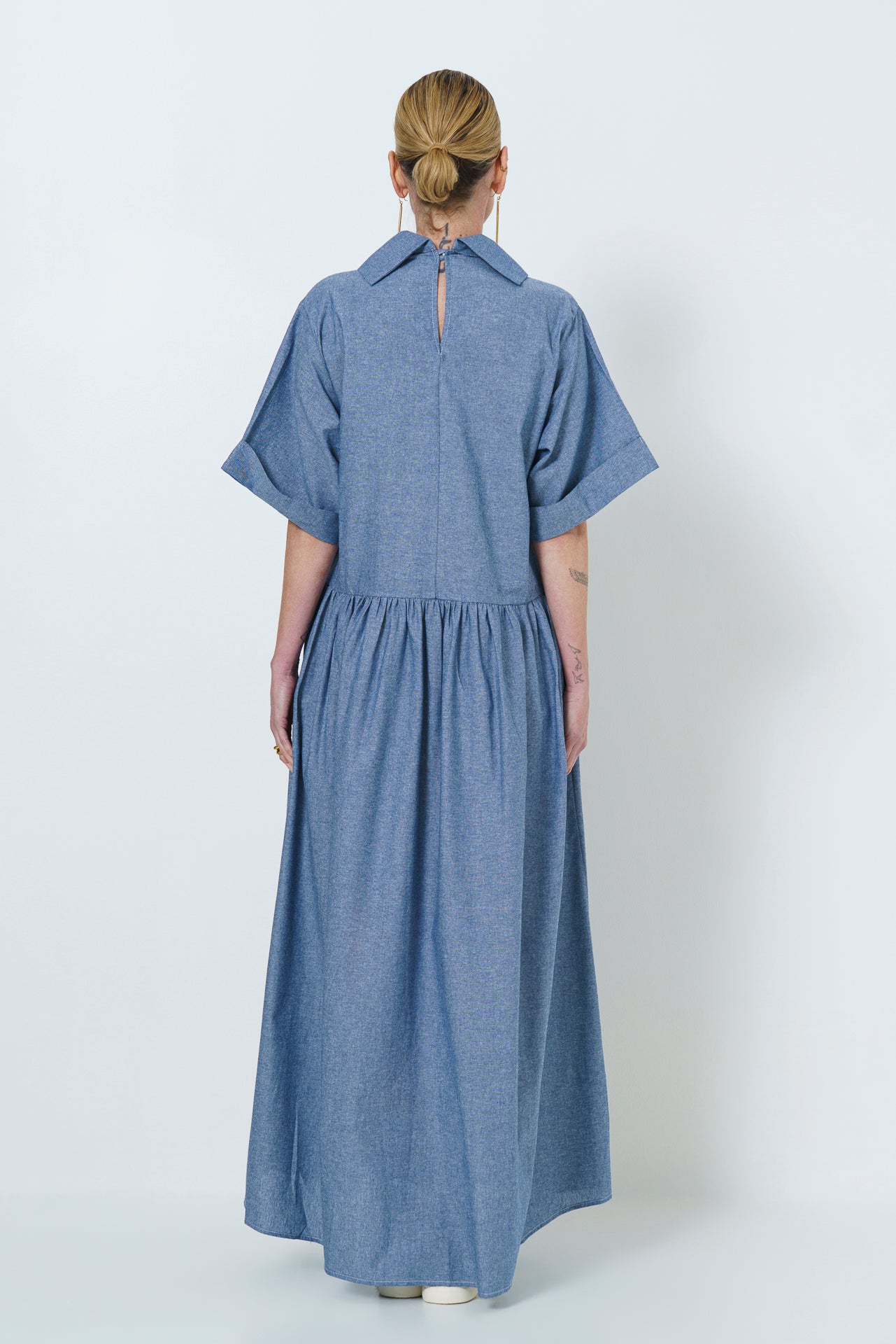 Maud Dress - Cotton Chambray