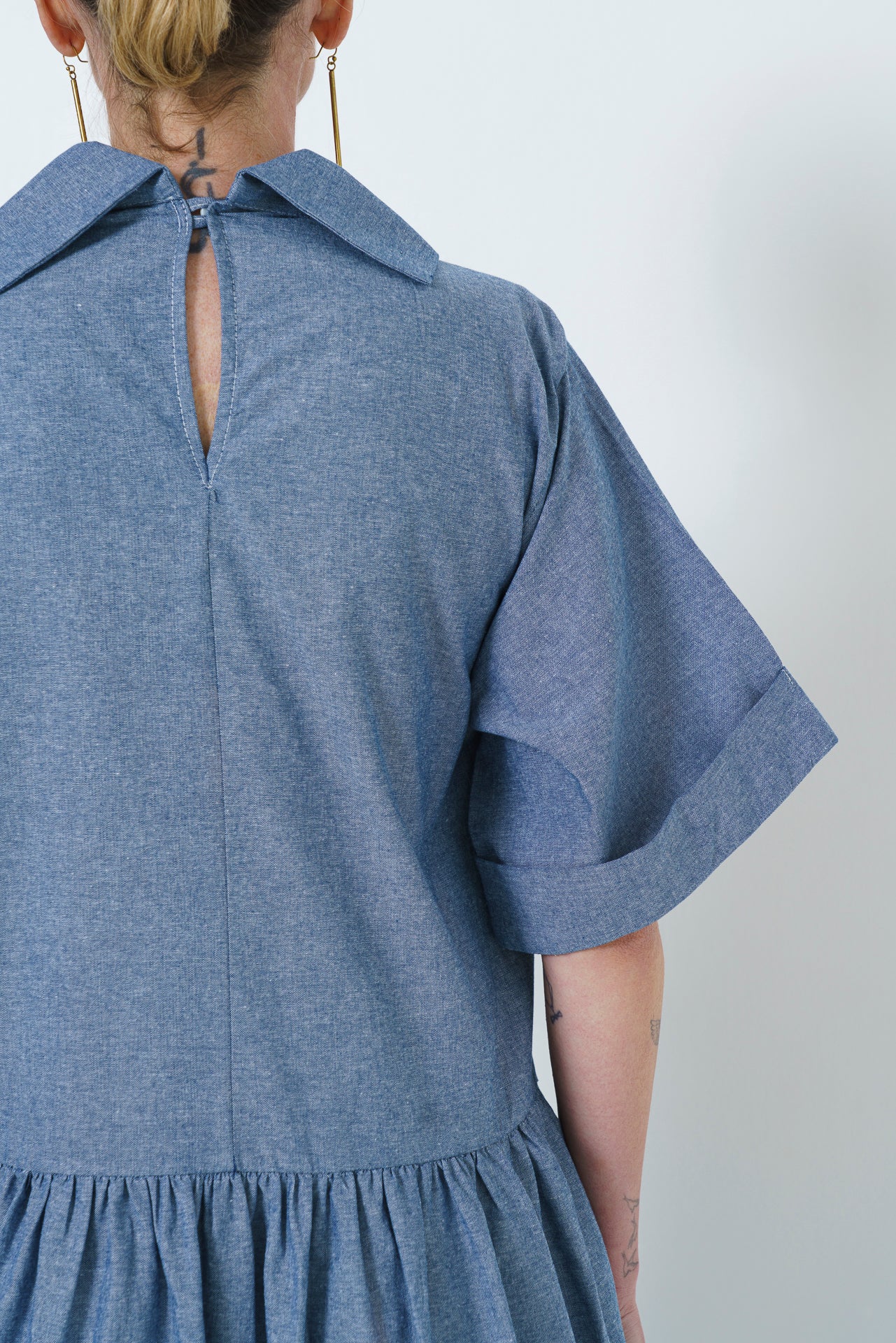 Maud Dress - Cotton Chambray
