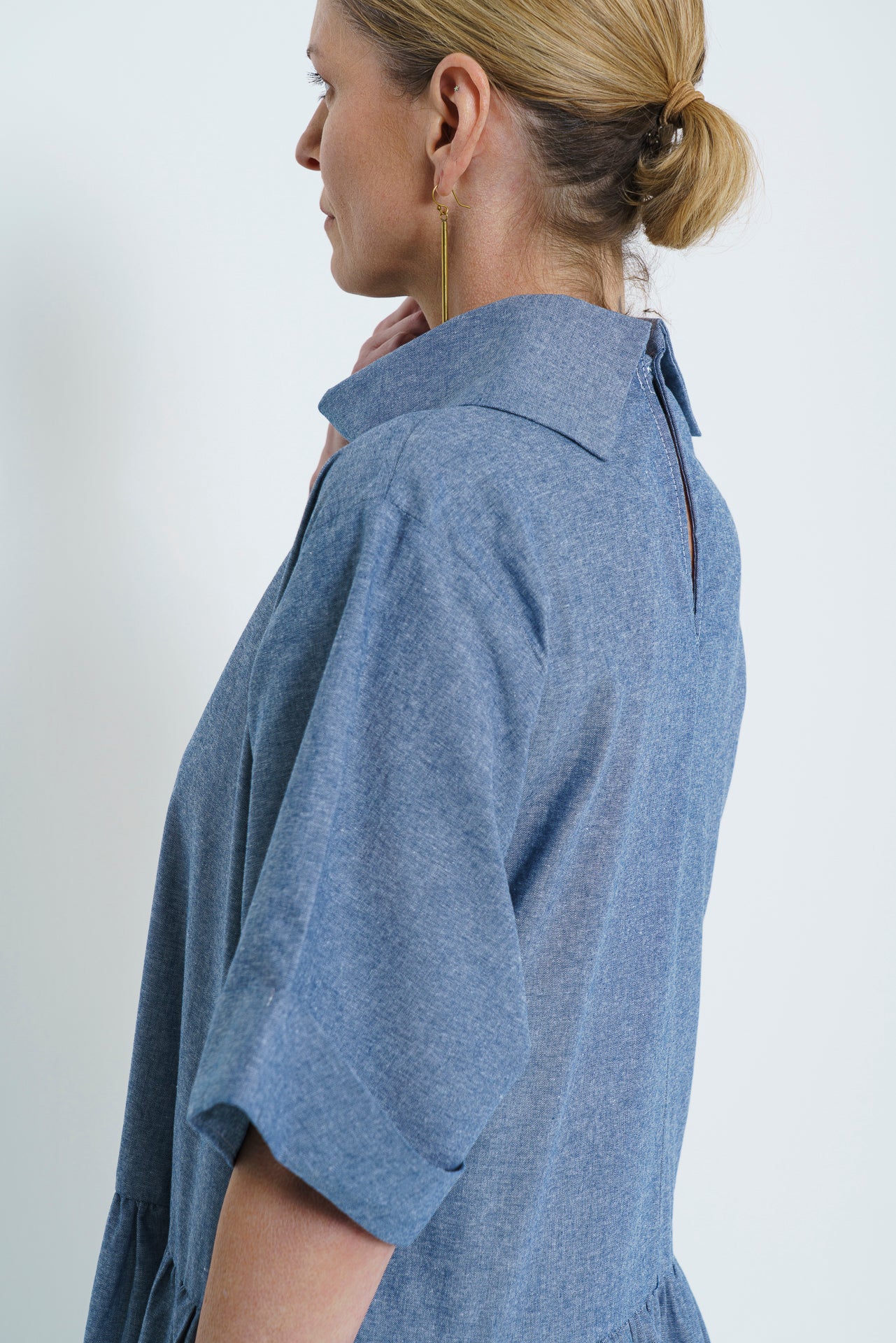 Maud Dress - Cotton Chambray