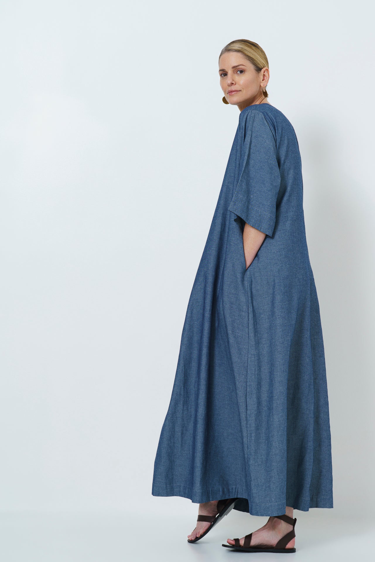 Rene Dress- Chambray Cotton