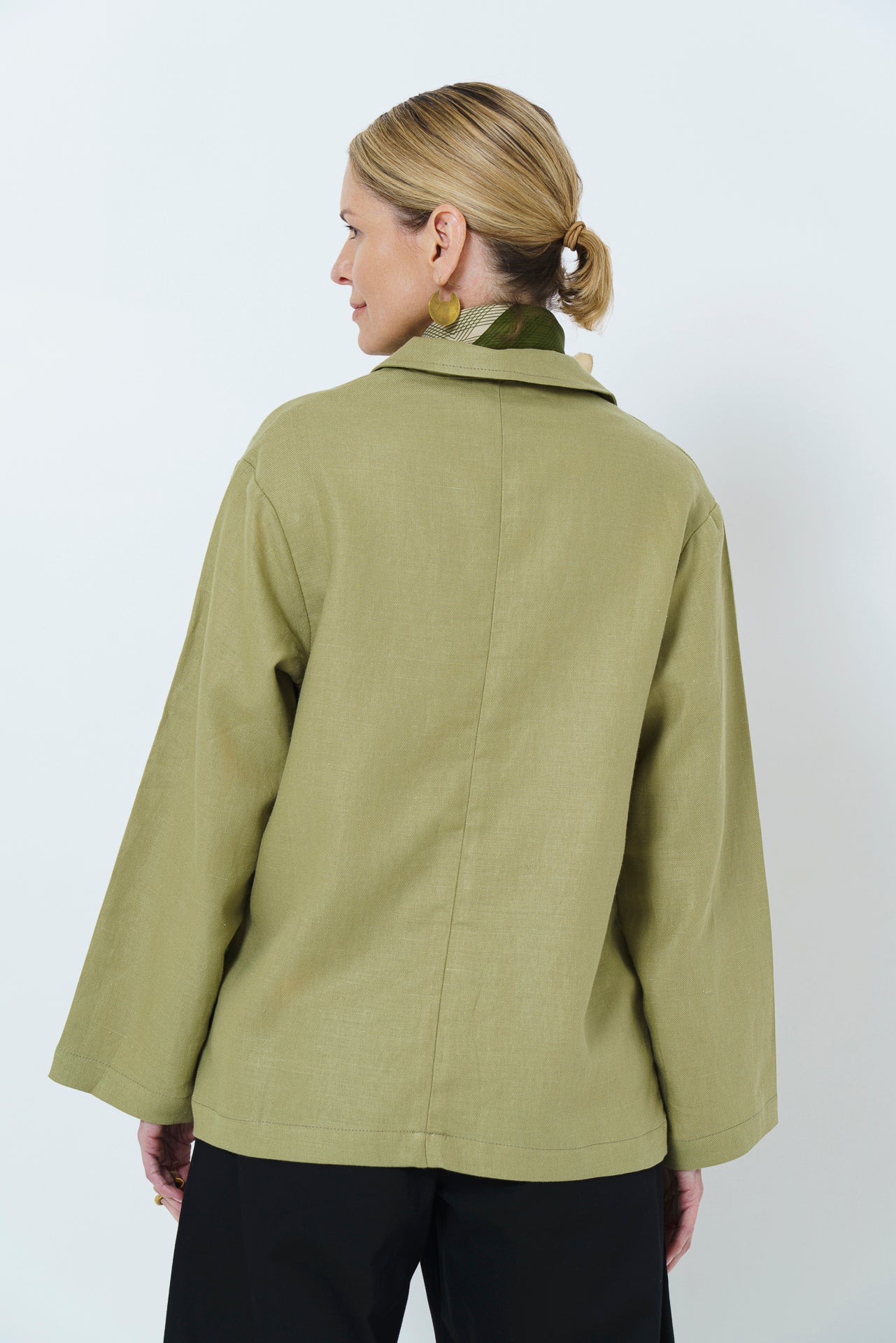 Wawa Jacket - Pistachio Linen Blend