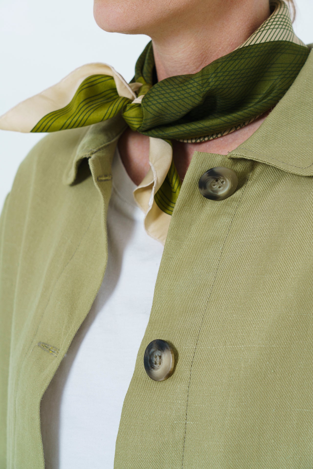 Wawa Jacket - Pistachio Linen Blend