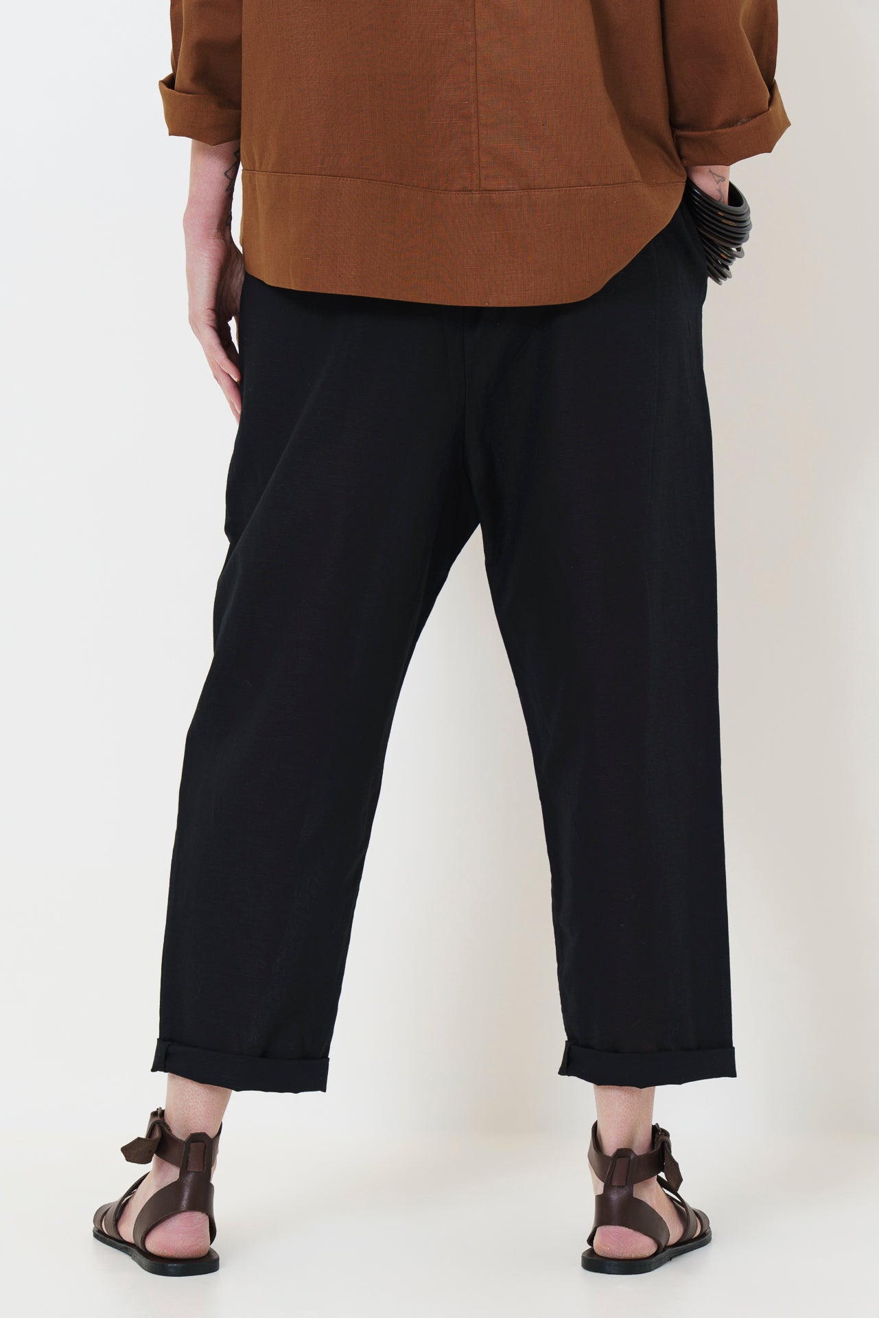 Jean Slouch Pants - Black