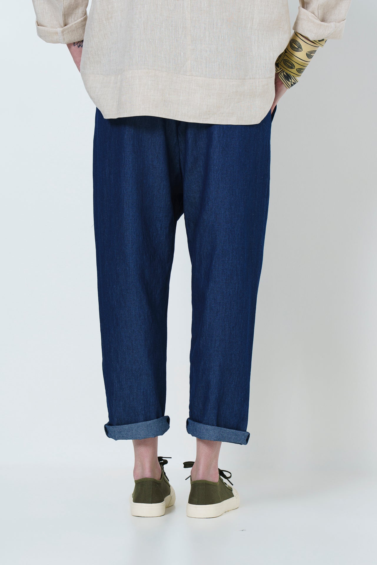 Jean Slouch Pants - Soft Denim