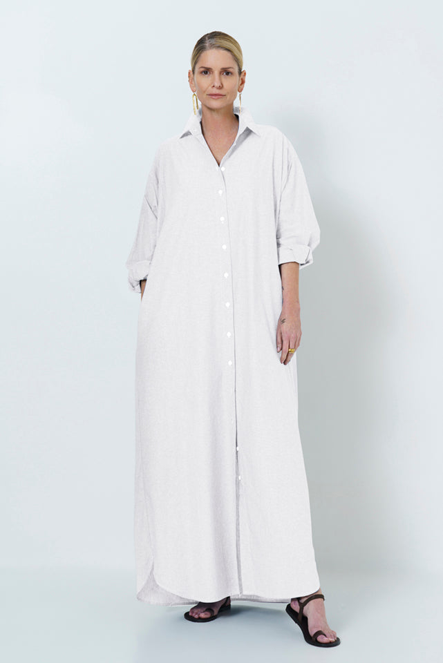 Juliette Long Dress - Lyocell Linen