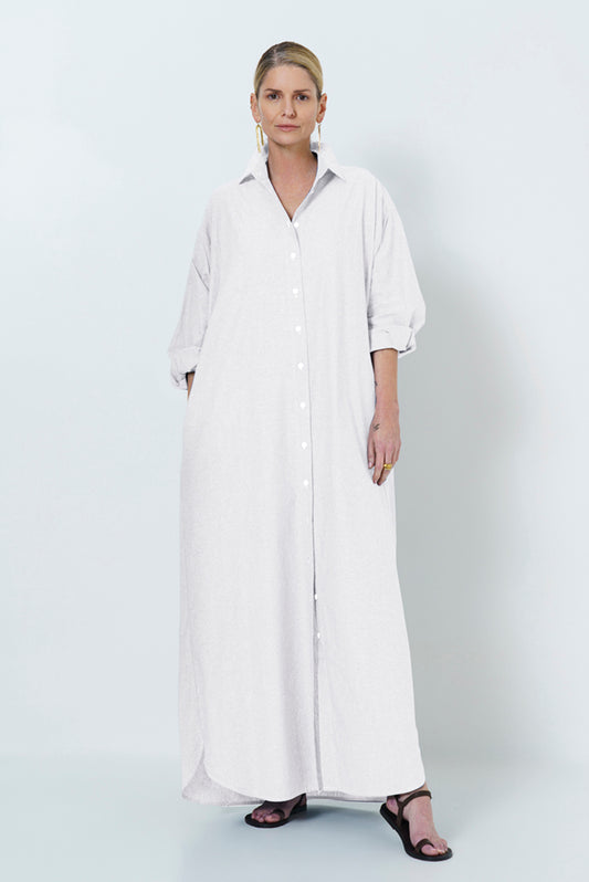 Juliette Long Dress - Lyocell Linen