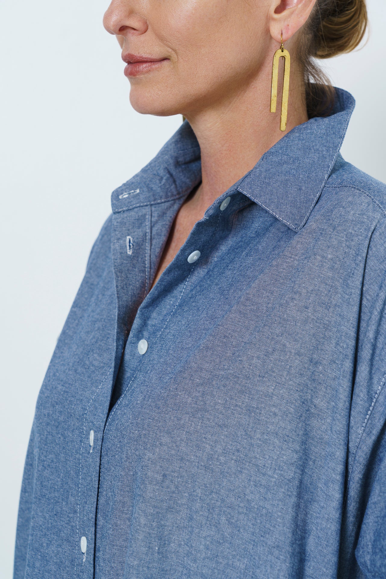 JULIETTE LONG DRESS - COTTON CHAMBRAY