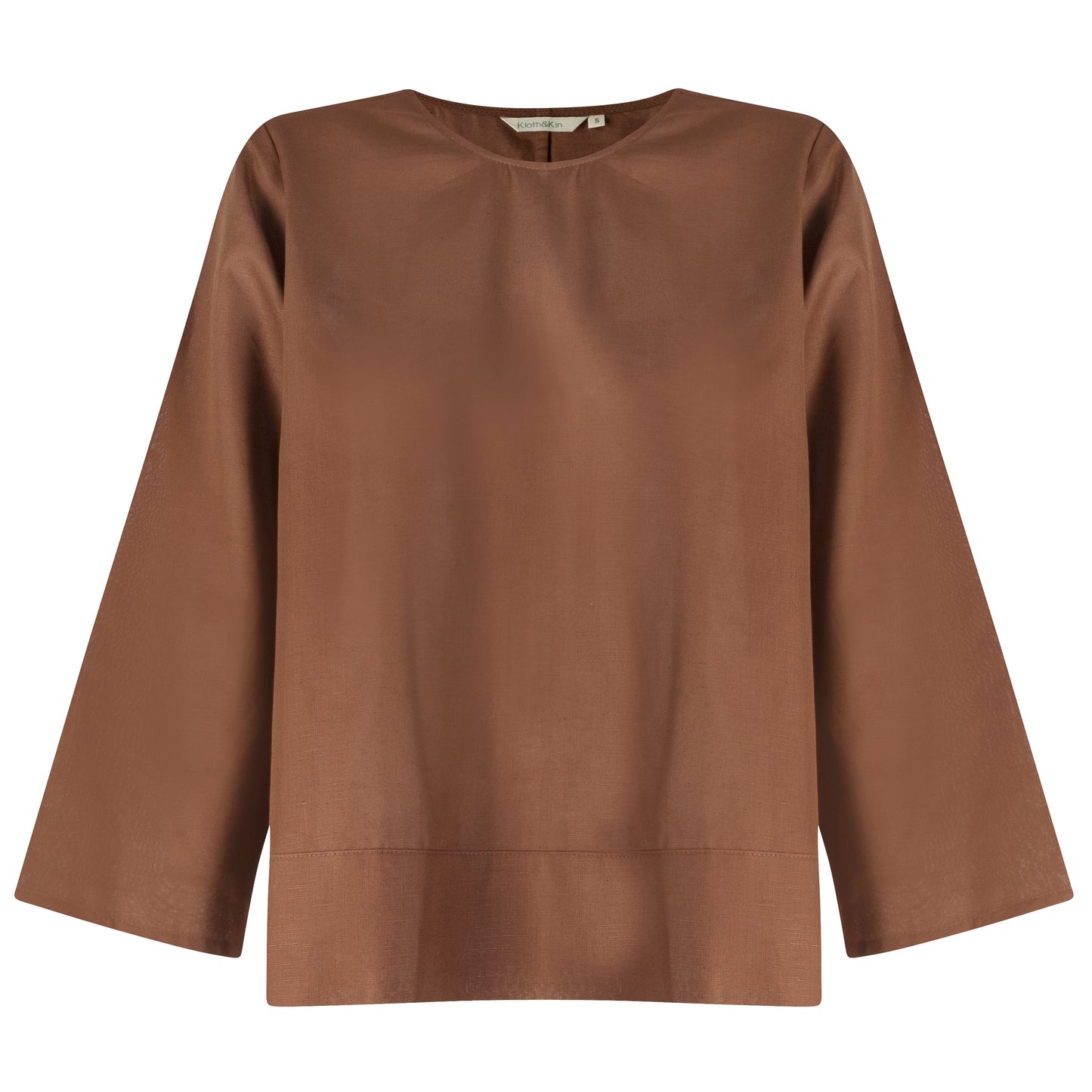 HK LONG SLEEVE TOP - COCO BROWN
