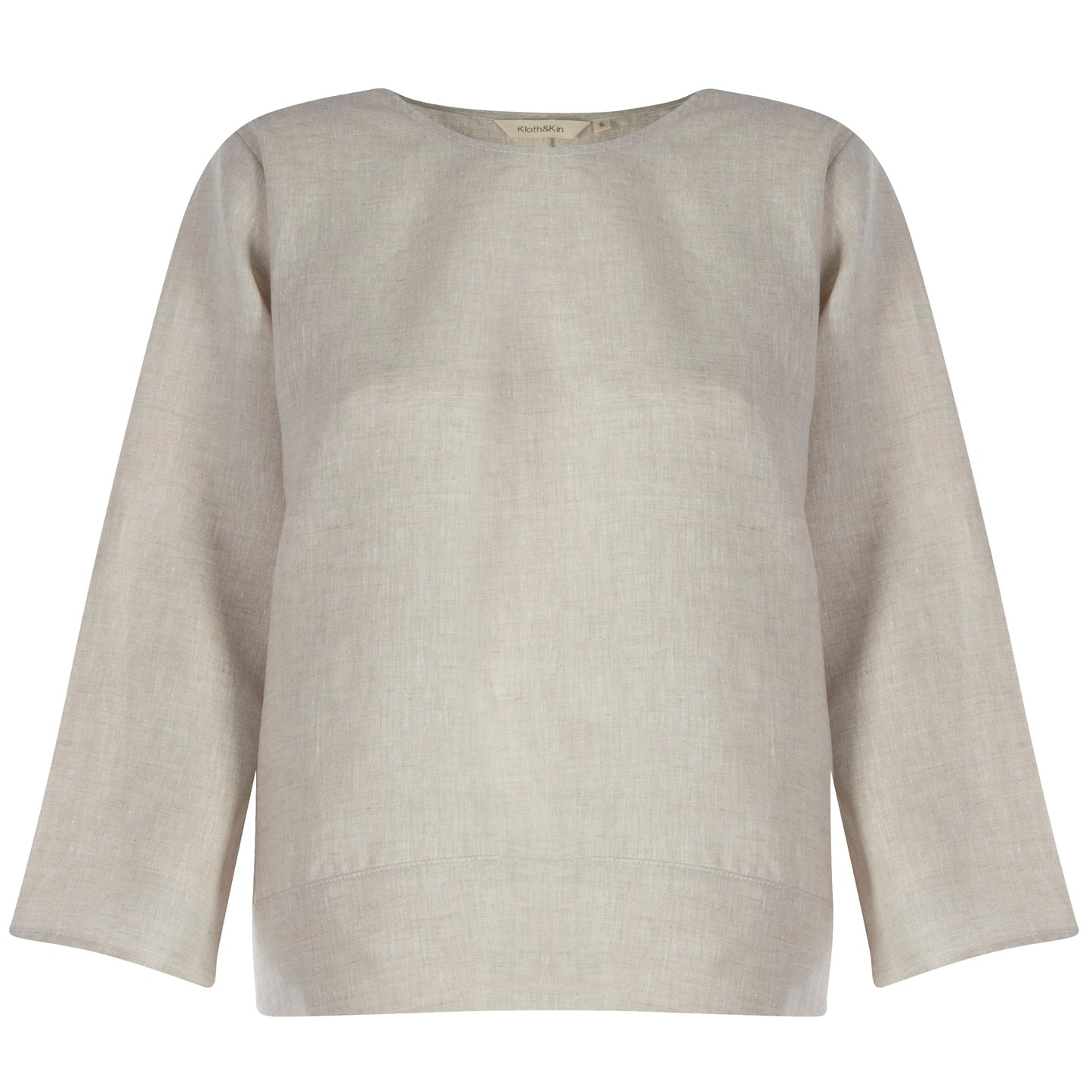 HK LONG SLEEVE TOP - NATURAL