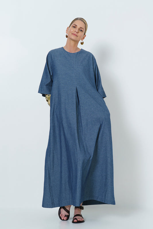 Rene Dress- Chambray Cotton