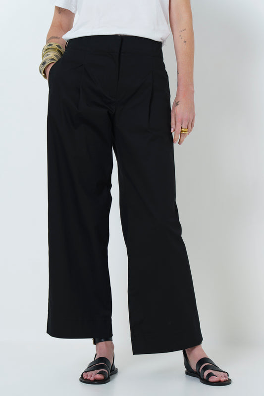 Firo Wide Leg Pants - Black
