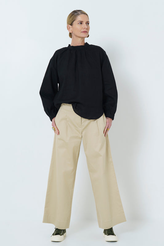 Firo Wide Leg Pants - Stone
