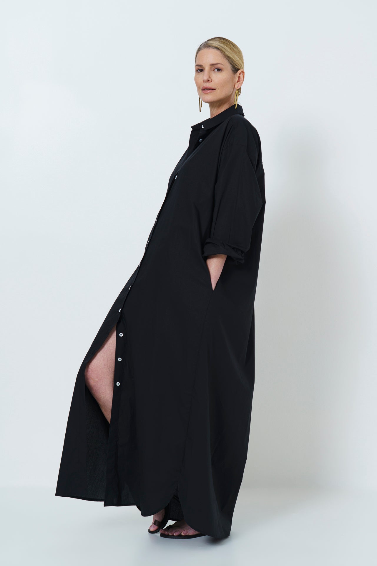 JULIETTE LONG DRESS - BLACK