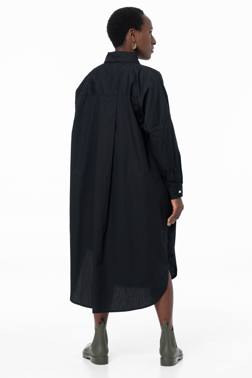 AKAI SHIRTDRESS - BLACK