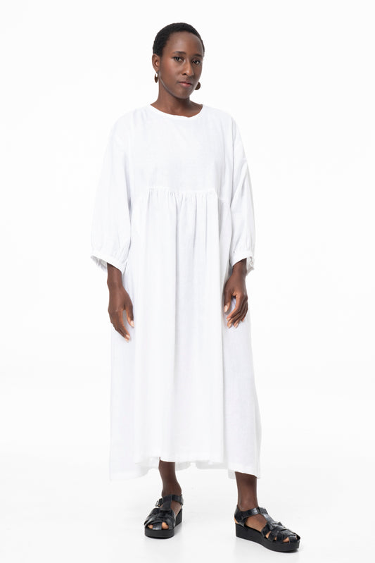 AOKI LONG SACK - LINEN - WHITE