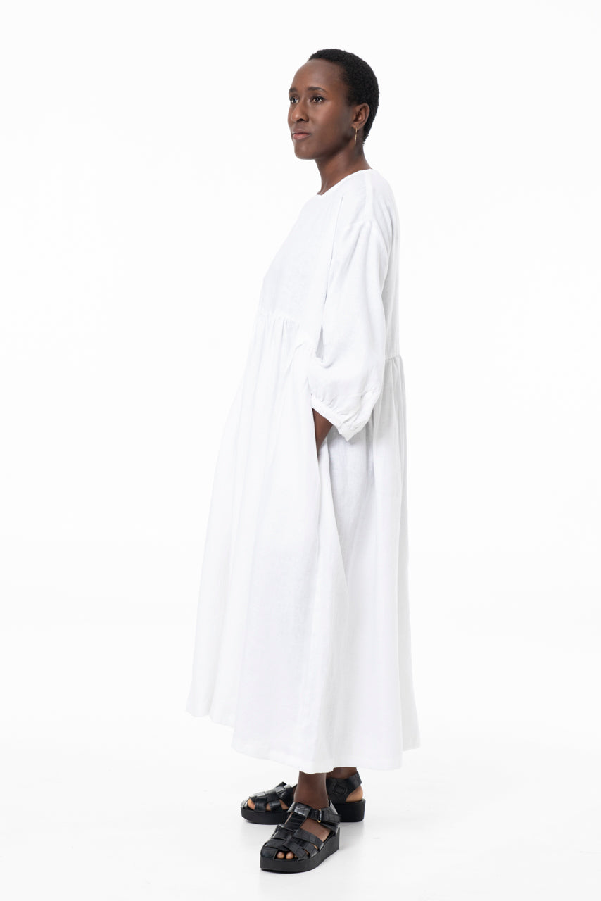 AOKI LONG SACK - LINEN - WHITE