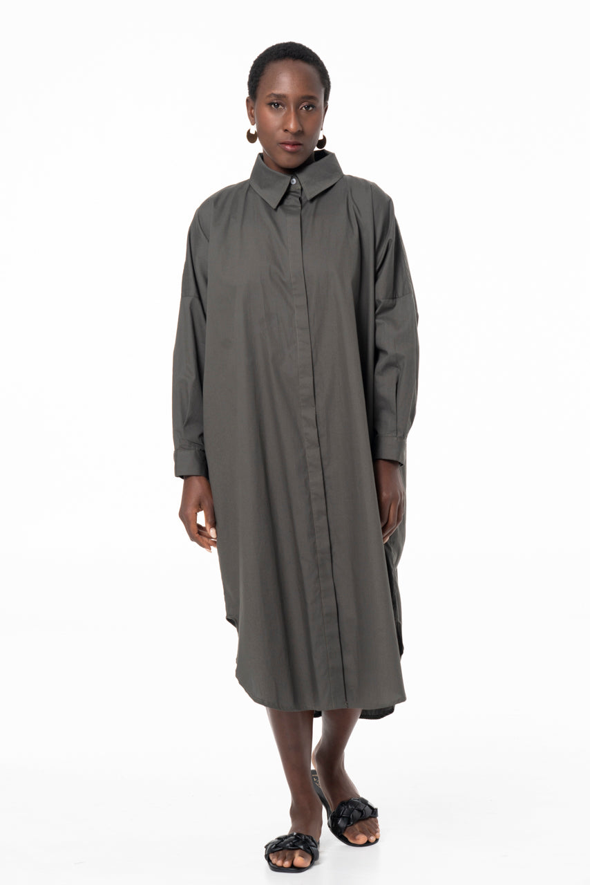 AKAI SHIRTDRESS - OLIVE