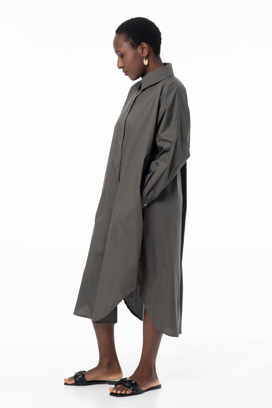 AKAI SHIRTDRESS - OLIVE