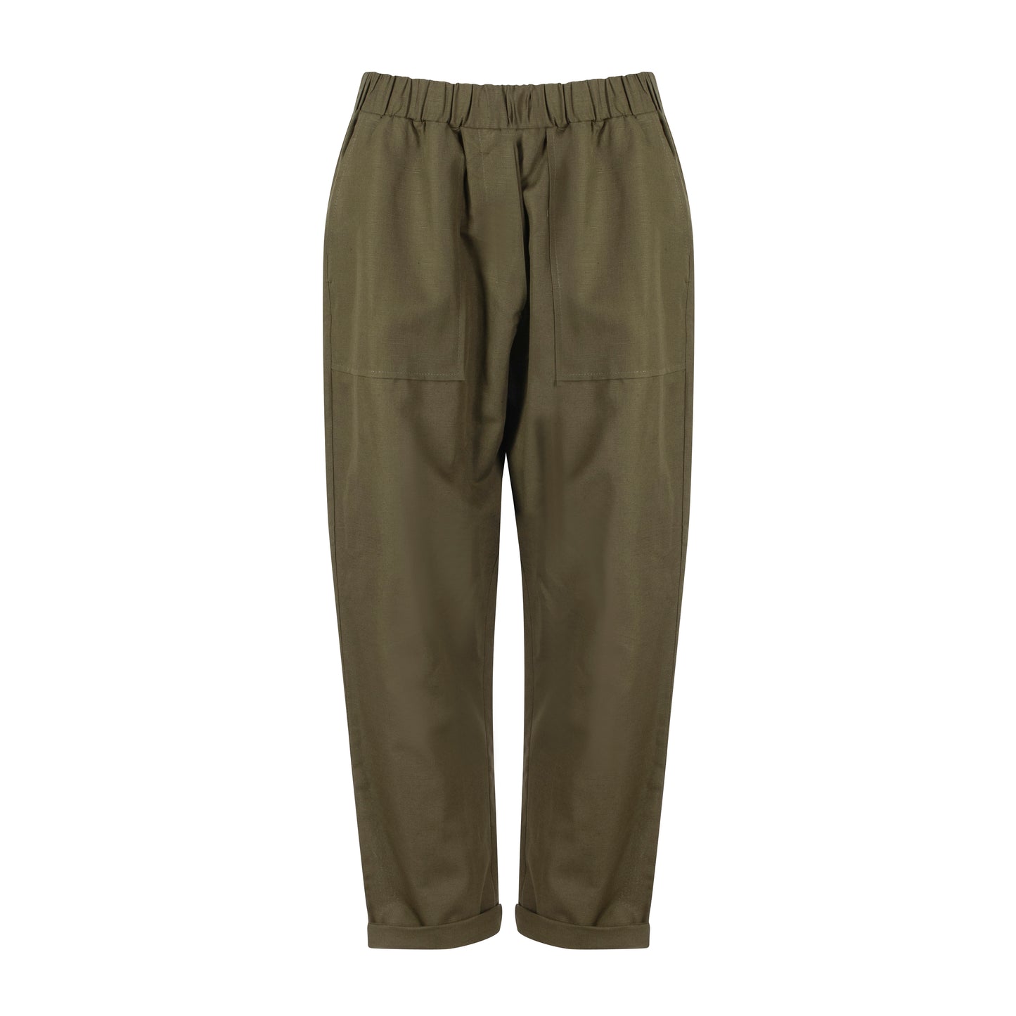 Jean Slouch Pants - Olive