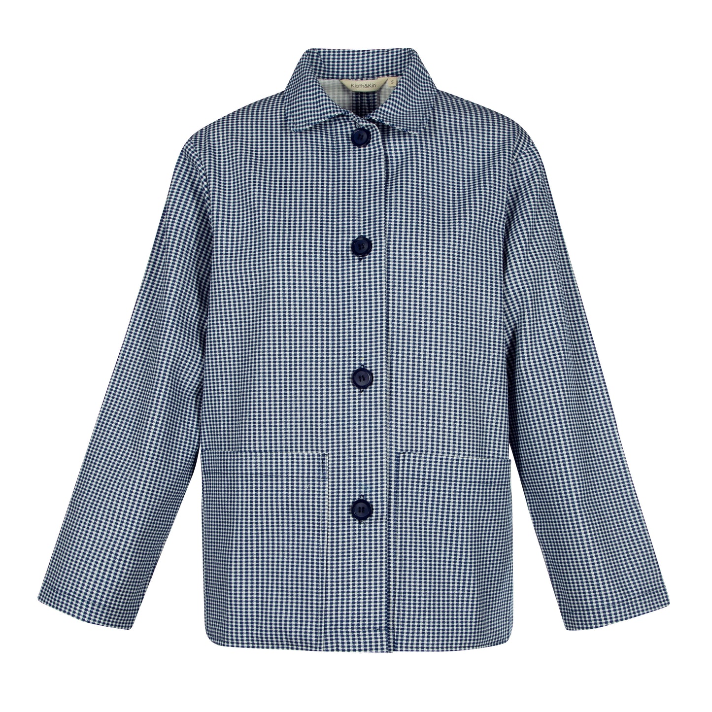 WAWA JACKET - BLUE GINGHAM