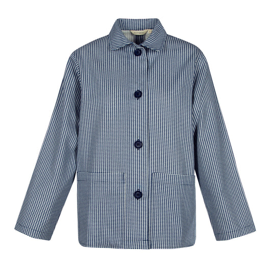 WAWA JACKET - BLUE GINGHAM