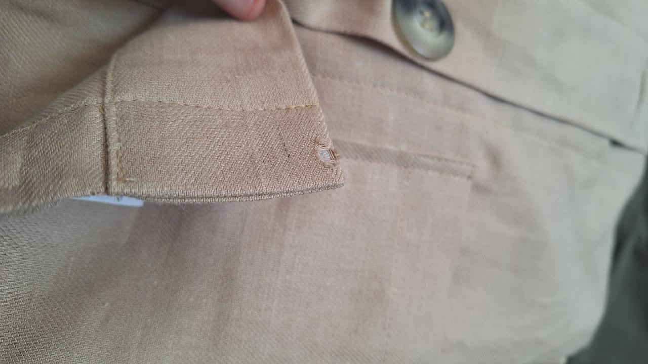WAWA JACKET - STONE LINEN BLEND -FAULT